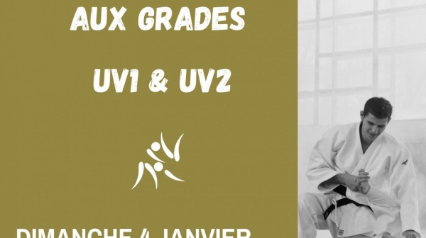 Venez vous préparer aux passages de grades !